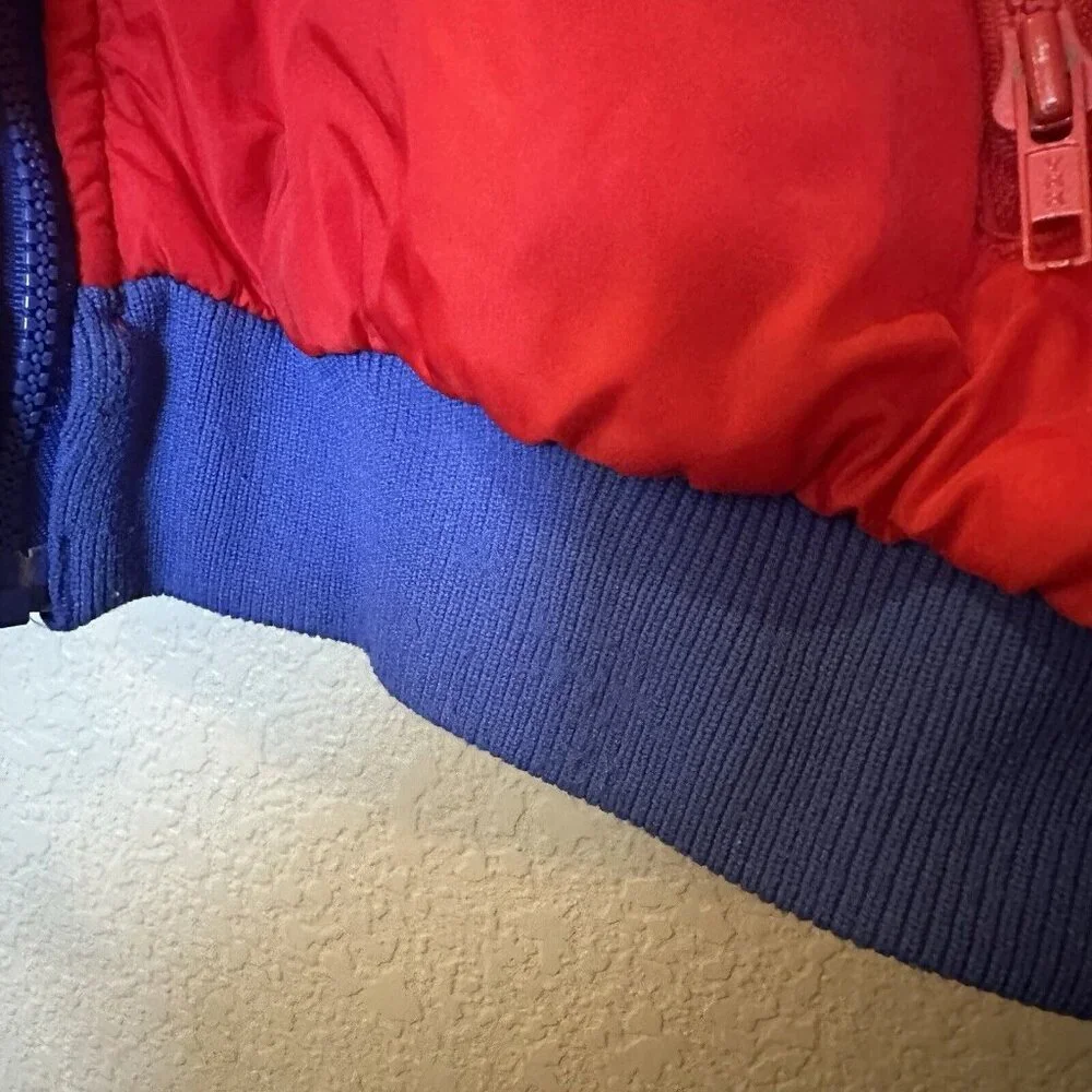 Columbia Jacket Thinsulate Red Purple Reversible Nylon Men’s‎ Size L Large VTG